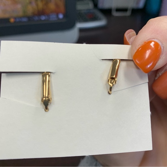 Avon “Cashmere” Goldtone and Pearl Drop clip Earrings. NIB 1987 - Picture 5 of 6